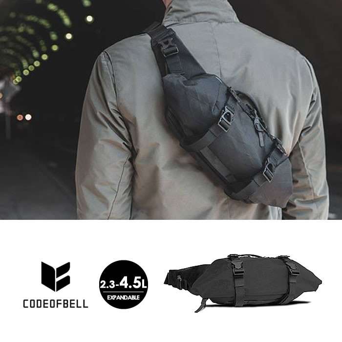 【クーポン対象外】コードオブベル スリングパックS CODE OF BELL [ X-POD ] 1214 (BLK) S ウエストバッグ ショルダーバッグ ヒップバッグ [0215]