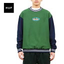 HUF ハフ クルーネックスウェット  CITY LIGHTS CREW シティライツクルー トレーナー メンズ 