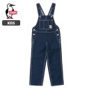 【楽天スーパーSALE対象】チャムス キッズ オーバーオール Chums [ CH23-1082 ] Kid's All Over The Overall デニム パンツ 子供 [230131]【SPS12】