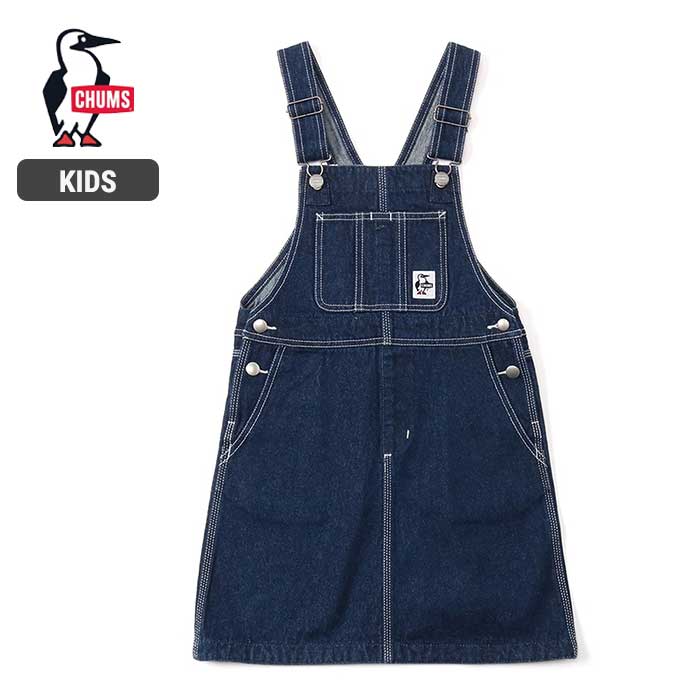 チャムス キッズ オーバーオールスカート Chums [ CH23-1083 ] Kid's All Over The Overall Skirt 子供 [230131]【SPS06】