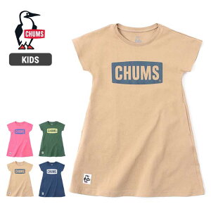 【4日20時-最大P39倍!スーパーSALE】チャムス キッズ ワンピース Chums [ CH21-1284 ] Kid's CHUMS Logo Dress チャムスロゴドレス ガールズ 女の子 子供服 [メール便][230221]