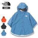 ノースフェイス ベビー レインポンチョ THE NORTH FACE NPB12308 B RAIN PONCHO 防水 レインコート アウトドア キッズ (240310)