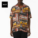 HUF ハフ 半袖シャツ (BU00175) CORNER STORE RESORT SHIRT 開襟シャツ レーヨン メンズ 230328 【SPS2403】