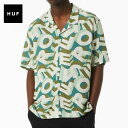 HUF ハフ 開襟シャツ (BU00178) ABECEDERIAN S/S RESORT SHIRT MULTI メンズ アロハシャツ 230511 【SPS2403】