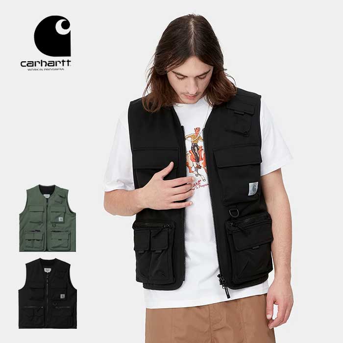 カーハートWIP ベスト carhartt (I026023) ELMWOOD VEST エルウッドベスト アウトドアベスト ワークインプログレス [230430]