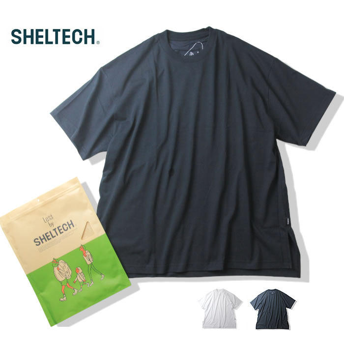 シェルテック Tシャツ SHELTECH (SHL23SS003) Men's Big T 涼しい 冷感素材 半袖 メンズ 