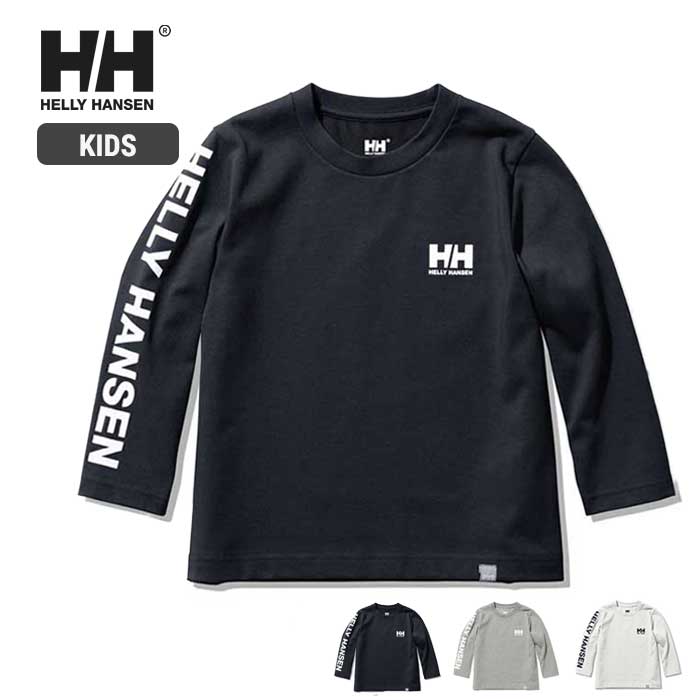 【4/1(月)全品P5倍 最大20.5倍ワンダフルデー！】ヘリーハンセン キッズ 長袖Tシャツ Helly Hansen [ HJ32256 ] K L/S LETTER TEE ロングスリーブ レターティー ロンT 子供 [メール便] [220830]