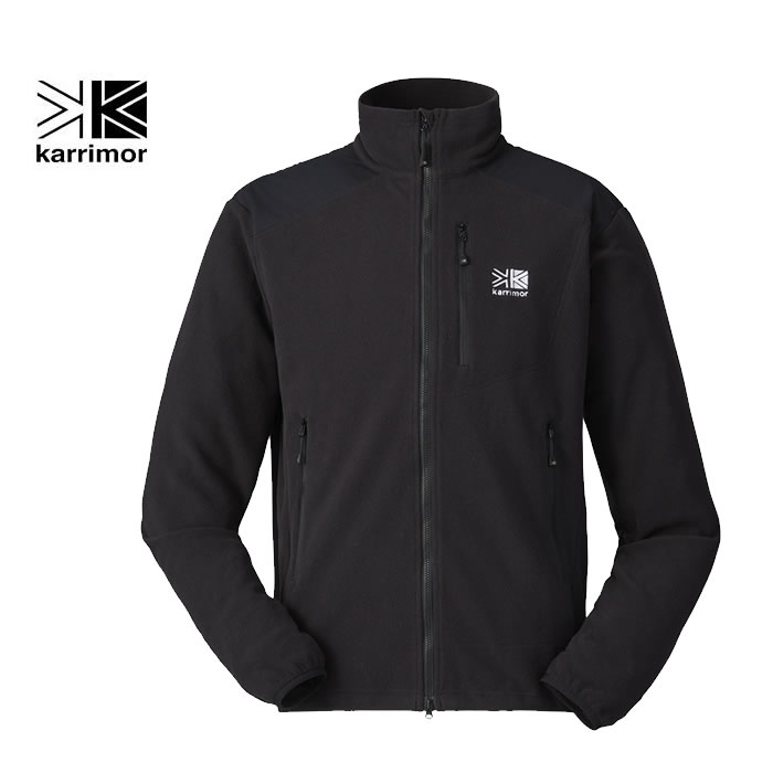 【4日20時楽天スーパーSALE 全品P5倍-】カリマー フリースジャケット Karrimor (101507) GRPN trail zip-up Black アウター ユニセックス [231003]のサムネイル