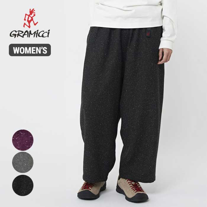 楽天FASHION DELIVERIES 楽天市場店グラミチ レディース パンツ GRAMICCI （GLP3-FJP02） SPECKLED WOOL B BALOON PANT ウールブレンドバルーンパンツ [231005]