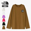 ザ ノース フェイス Tシャツ 長袖 ジュニア ロングスリーブスモールスクエアロゴティー NTJ32357 K THE NORTH FACE ノースフェイス メール便 230812