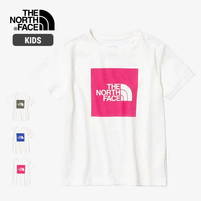 楽天FASHION DELIVERIES 楽天市場店ノースフェイス キッズ Tシャツ THE NORTH FACE NTJ32361 ショートスリーブスモールスクエアロゴティー 半袖 子供 UVケア紫外線カット【Y】メール便 （231226）