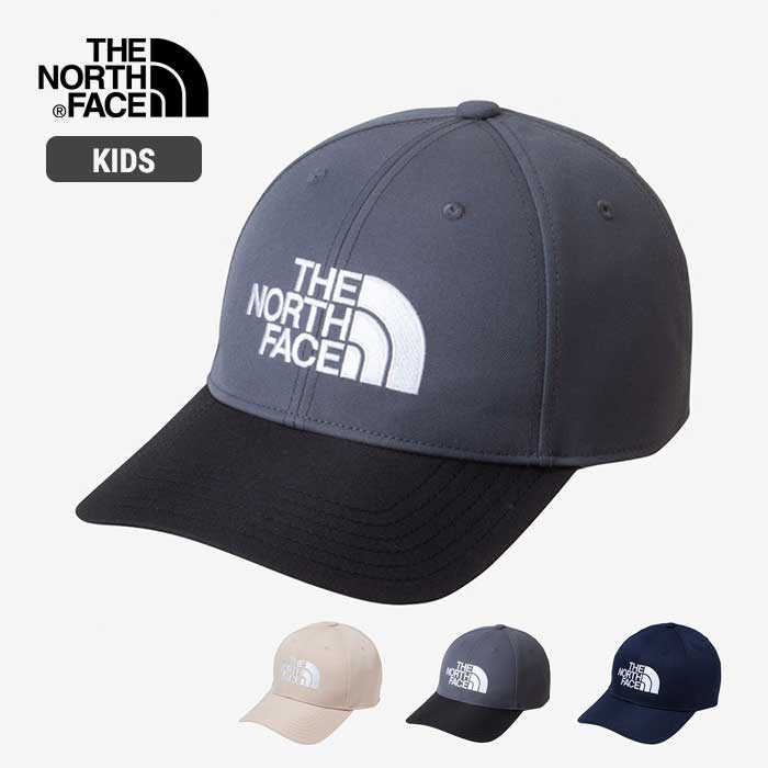 ノースフェイス キッズ キャップ THE NORTH FACE NNJ42304 KIDS 039 TNF LOGO CAP ロゴキャップ 帽子 子供 キャップ 女の子 男の子 かわいい 遠足 通学 ダンス UV 熱中症対策 紫外線対策 (240118)