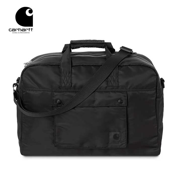 カーハートWIP ショルダーバッグ Carhartt WIP I033105 OTLEY WEEKEND BAG オトリーウィークエンドバッグ ビジネスバッグ Black ワークインプログレス (240225)