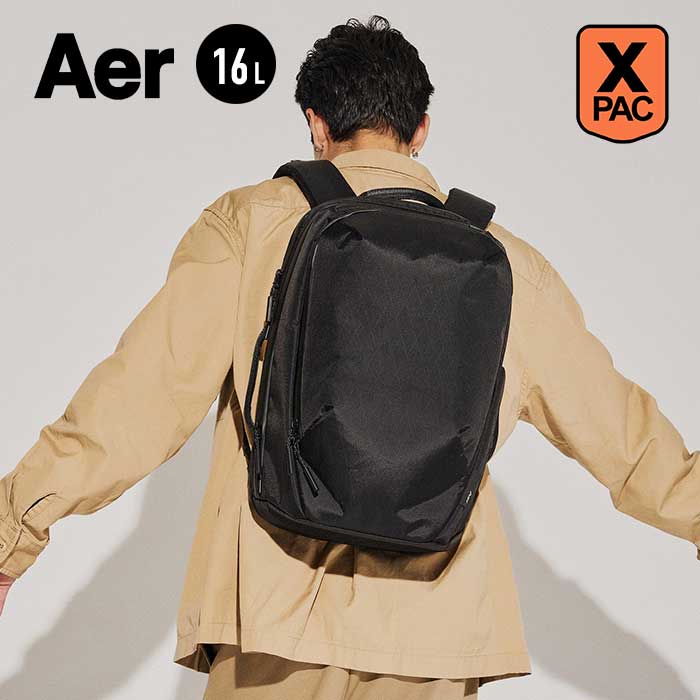 【レビュー特典あり】エアー リュック Aer 39015 TECH COLLECTION TECH PACK 3 X-Pac テックパック デイパック バックパック 16L 010 BLK バッグ 新生活 通勤 社会人(240305)