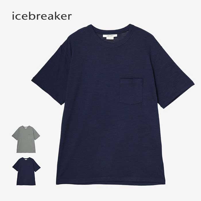 アイスブレーカー Tシャツ icebreaker IT22370 U 150 SS POCKET TE 150 ショートスリーブ ポケット ティー ユニセックス メンズ レディース メリノウール S / M / L (240317)