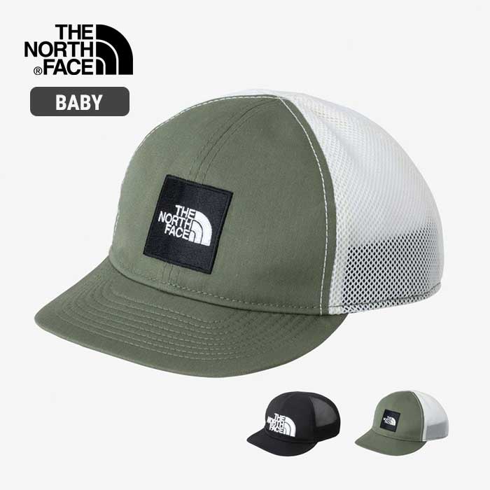 ノースフェイス ベビー メッシュキャップ THE NORTH FACE NNB02401 B MESSAGE MESH CAP キッズ 帽子 (240310)