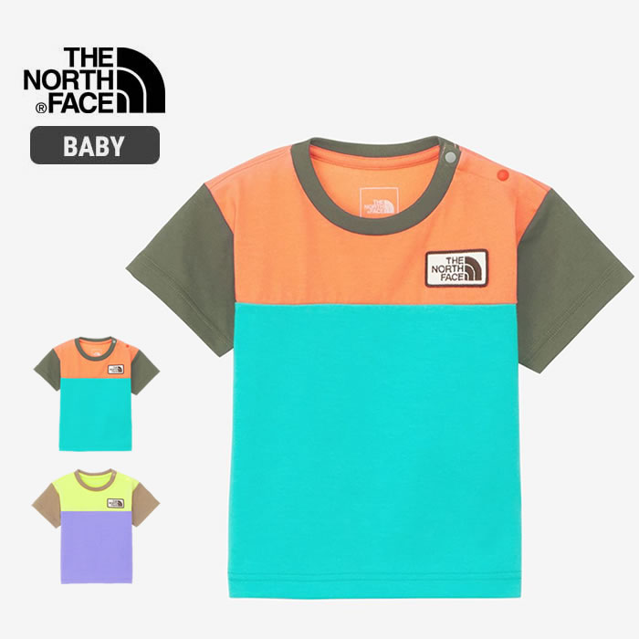 ノースフェイス ベビー Tシャツ THE NORTH FACE NTB32338 B S/S TNF GRAND T ショートスリーブTNFグランドティー キッズ メール便 (240321)