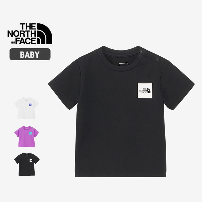 ノースフェイス ベビー Tシャツ THE NORTH FACE NTB32358 B S/S S-SQU LOGO T ショートスリーブスモールスクエアロゴティー 赤ちゃん キッズ メール便 (240321)