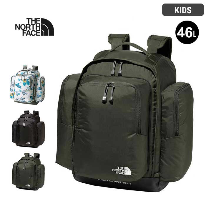 【最大P33.5倍！10日は5と0のつく日！】ザ・ノース・フェイス キッズ リュック THE NORTH FACE NMJ72350 K SNY CAMPER 40+6 サニーキャンパー バックパック 子供 キャンプ (240118)【SS25】