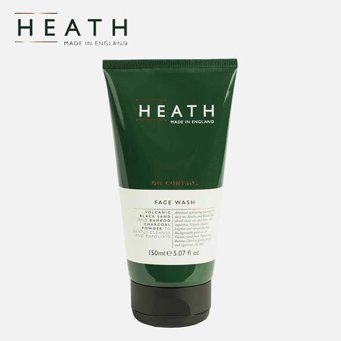 [Up to 19x points on the 15th] HEATH Oil Control Face Wash 150ml FG8717 Men's Skincare Clay All Skin Bamboo Charcoal Citrus Gel UK Gift Men's Cosmetics Christmas (241030)
