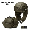 【最大P21倍!!18日はご愛顧感謝デー!!】ニューエラ キャップ NEWERA トラッパー Filled Gear Recycle Ripstop ブラック オリーブ ニューエラアウトドア レディース メンズ ユニセックス ファーハット フライトキャップ 冬用 帽子 アウトドア 人気 防寒 (241030)