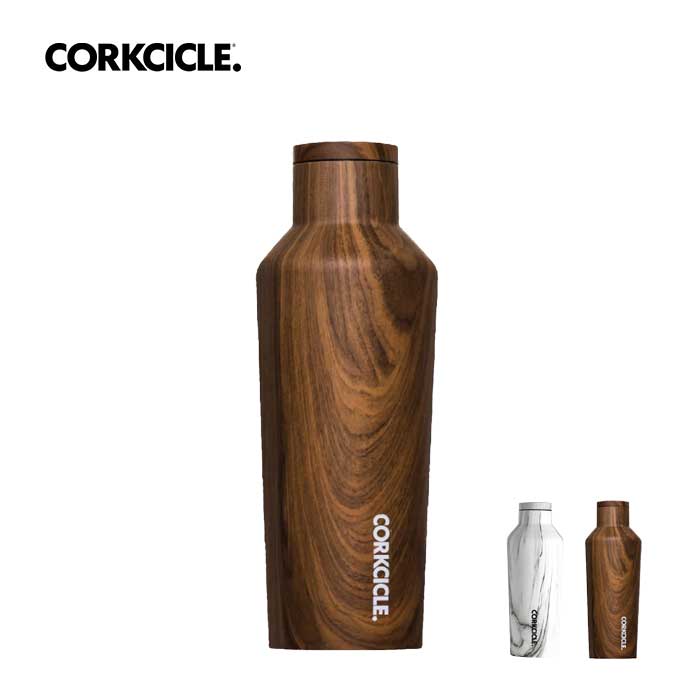 コークシクル 水筒 コークシクル ステンレスボトル CORKCICLE [ 2009 CANTEEN ] 9oz(270ml) ウォールナット スノードリフト キャンティーン 保温 保冷 水筒 [210820]