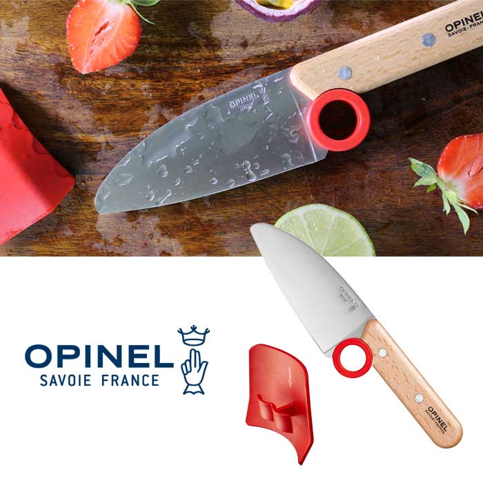 【予約夏季入荷予定】オピネル キッズ OPINEL シェフナイフ+プロテクトフィンガー キッチンナイフ (240403) 1