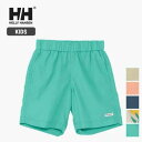 【最大P21倍!!18日はご愛顧感謝デー!!】ヘリーハンセン キッズ HELLY HANSEN HJ72517 K BASK SHORTS バスクショーツ ショートパンツ ビーチトランク 半ズボン 子供服 ジュニア ショートパンツ 水陸両用 撥水 ラッシュガード UVカット 水着 親子コーデ対応 メール便