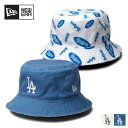 【最大P21倍!!18日はご愛顧感謝デー!!】ニューエラ NEWERA BUCKET01 RV LOSDOD バケットハット リバーシブル Dodgers Pack ロサンゼルスドジャース フェーデッドブルー ユニセックス 夏 日差し対策 つば下向き 14388503 14388504 (250509)