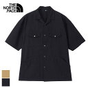【最大64%off!!楽天スーパーSALE!!】ザ・ノース・フェイス シャツ 半袖 メンズ THE NORTH FACE NR22431 S/S UTILITY SHIRT ブラック 開襟シャツ ユーティリティシャツ 接触冷感 UVケア 紫外線カット ゆったり カジュアル M / L / XL メール便 ノースフェイス (250126)