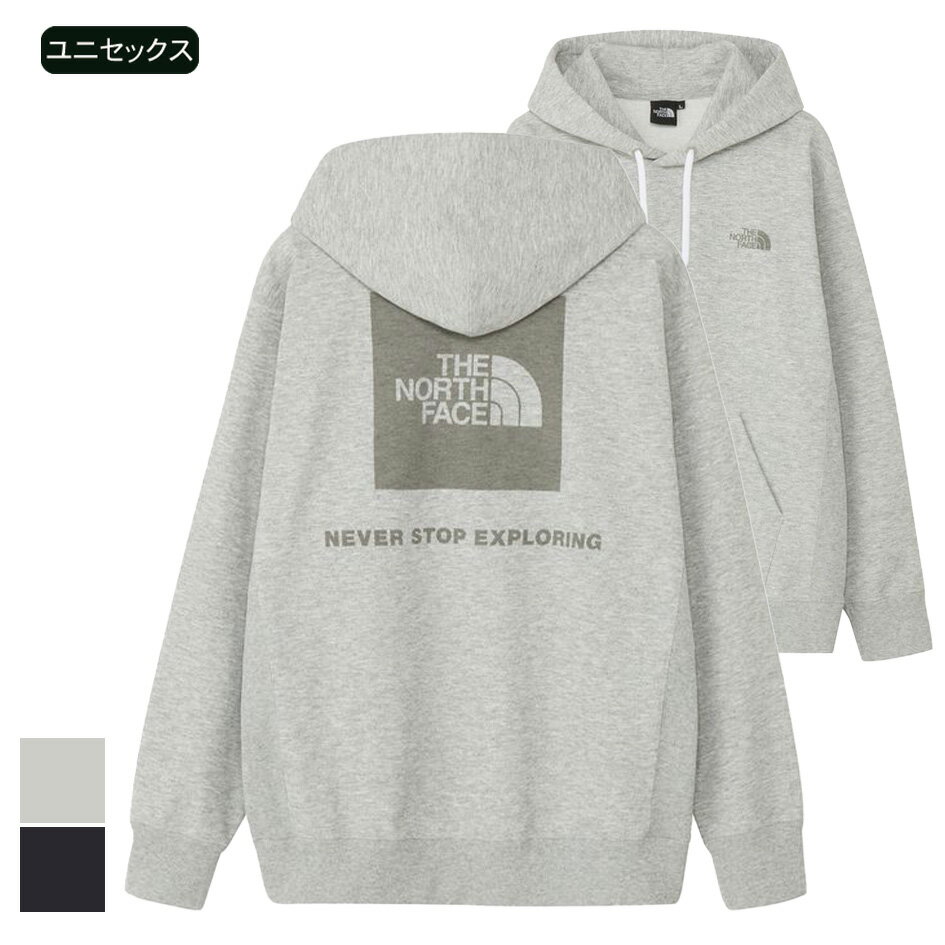 【最大P28倍マラソン】ザ・ノース・フェイス THE NORTH FACE NT62533 BACK SQ LG HOODIE バックスクエアロゴフーディプルオーバーパーカー スウェット トレーナー スクエアロゴ 裏毛 吸湿性 軽量 洗濯可 イージーケア アウトドア カジュアル タウンユース