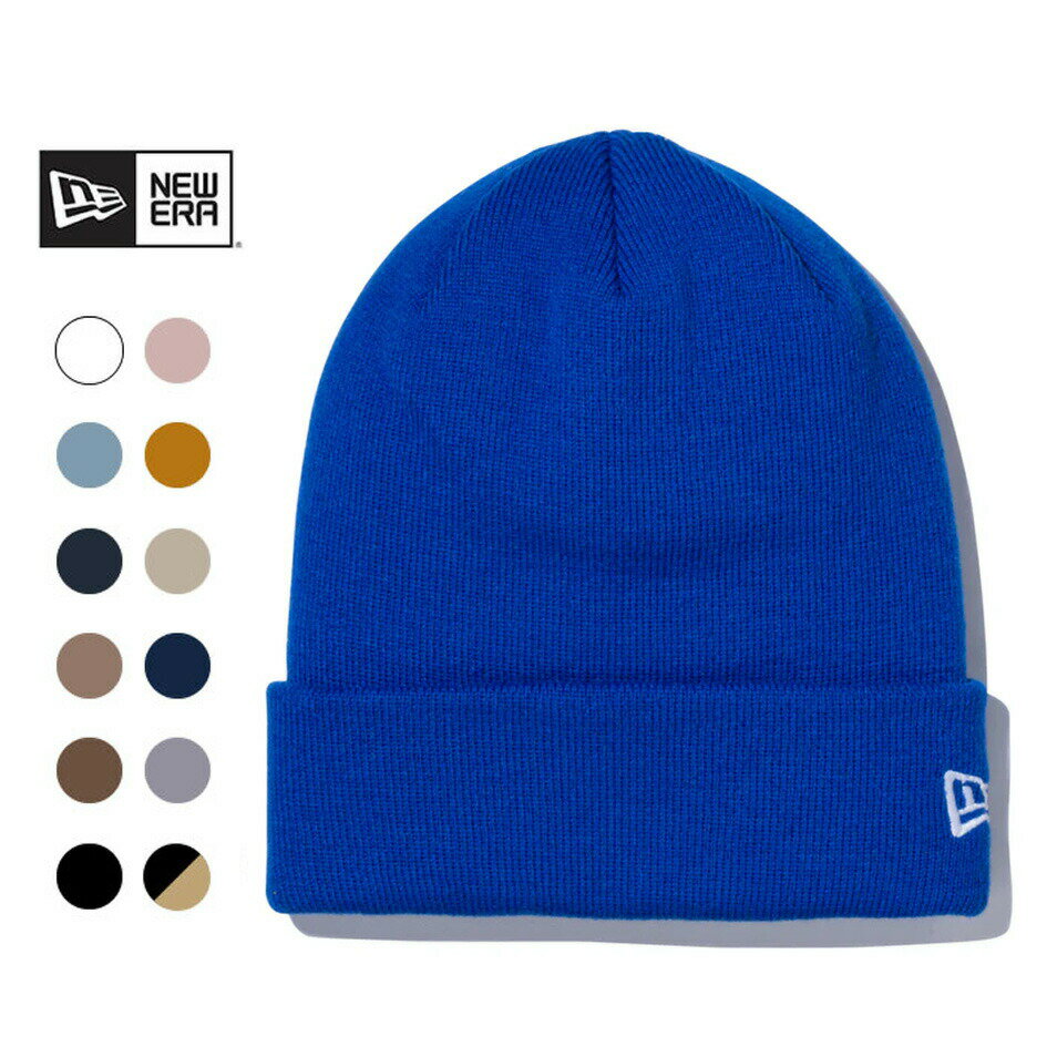 【最大64%OFFスーパーSALE】ニューエラ ニットキャップ NEW ERA Basic Cuff Knit ベーシックカフニット 11120507 ロゴ刺繍 ニット帽 ワッチ ビーニー 帽子 newera メール便 (240125)