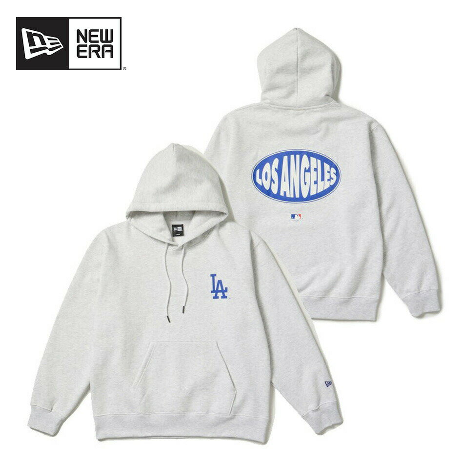 【最大64%OFF!!楽天スーパーSALE!!】ニューエラ パーカー NEWERA OS SW PH GORO LOSDOD 裏毛 オーバーサイズド スウェット プルオーバーフーディー MIN-NANO コラボ GORO NAKATSUGAWA ロサンゼルスドジャース グレー MLB メンズ レディース ユニセックス (251011)