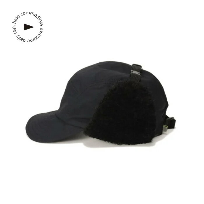【1日最大P21倍】ハロコモディティ HALO COMMODITY H253-230 HARES FUR CAP 耳当て付き フライトキャップ 防寒 キャップ ナイロン ファー メンズ レディース 秋冬 アウトドア (251020)
