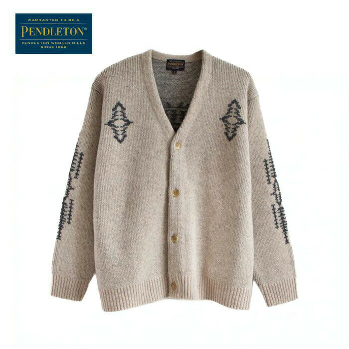 ��1������P21�ܡۥڥ�ɥ�ȥ� �����ǥ����� PENDLETON 19807046 5GG Cardigan 5������ �˥åȥ����ǥ����� ��� ��ǥ�����...