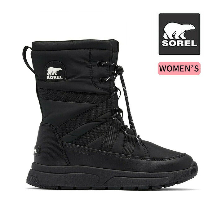 【25日最大P28倍】ソレル SOREL NL5284 ウィットニー3　トールウォータープルーフ ブラック レディース ウィンターブーツ 防水 防寒 靴 ブーツ WHITNEY? III TALL WP BLACK 010 (250930)