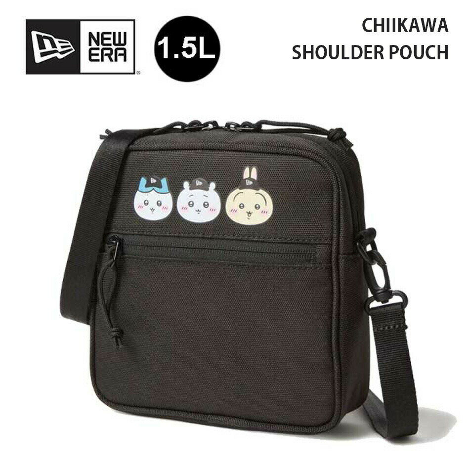 【1日最大P21倍】ニューエラ スクエアショルダーポーチ ちいかわ NEW ERA SQ SHOULDER POUCH CHIIKAWA 14864480 1.5L ハチワレ うさぎ ブラック ミニショルダーバッグ 人気 限定 キャラクター アニメ グッズ かわいい メンズ レディース 小物入れ ハッピーセット (260313)