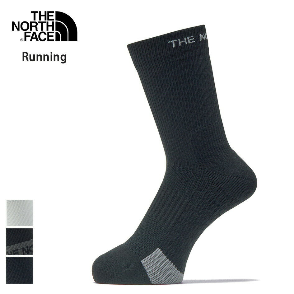 ザ・ノース・フェイス THE NORTH FACE ランナーズライトクルー NN82601 ランニングソックス 靴下 クルー丈 メンズ レディース トレイルランニング スポーツ アーチサポート 抗菌防臭 DEORANGE 日本製 RUNNERS LIGHT CREW メール便 (260211)