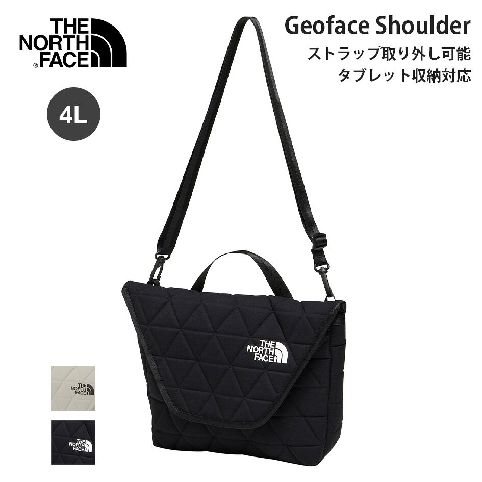 THE NORTH FACE（ザ・ノース・フェイス）の「ジオフェイスショルダー NM72670」は、ガジェットの収納や持ち運びに便利なクッション性のある4Lショルダーバッグです。クッション性のあるポリエステルジオエンボス素材を採用し、内部にはタブレットなどを保護しながら収納できるクロロプレンゴム素材のスリットポケットを装備。フロントポケットや背面スリットポケットも備え、小物を整理して収納できます。取り外し可能なショルダーストラップとグラブハンドルを備え、デイリーユースやタウンユースに使いやすいシンプルなデザインです。 【おすすめポイント】 ・ガジェットの収納に便利なクッション性のあるショルダーバッグ ・気軽に持ち歩きやすい容量4L ・クッション性のある80Dポリエステルジオエンボスを採用 ・タブレットなどの収納に適したクロロプレンゴム素材のスリットポケット ・小物の仕分けに便利なフロントポケット ・背面にスリットポケットを配置 ・ワンタッチで開閉できるフラップ仕様 ・持ち運びに便利なグラブハンドル付き ・ショルダーストラップは取り外し可能 ・男女問わず使えるユニセックスモデル 【ブランド】 THE NORTH FACE（ザ・ノース・フェイス） 【商品名】 ジオフェイスショルダー（Geoface Shoulder） 【品番】 NM72670 【素材】 80Dポリエステルジオエンボス 【原産国】 ベトナム 【容量】 4L 【重量】 約230g 【サイズ表】 サイズ：ONE SIZE 容量：4L 重量：約230g ※商品サイズは計測方法や個体差により若干の誤差が生じる場合がございます。 ※ユニセックス仕様です。 【サイズ選びの目安】 容量4Lのコンパクトなショルダーバッグで、ガジェットや日常の小物を持ち運ぶデイリーユースにおすすめです。 #ザノースフェイス #THENORTHFACE #ジオフェイスショルダー #GeofaceShoulder #NM72670 #ショルダーバッグ #バッグ #4L #ガジェットバッグ #タブレット収納 #ユニセックス #メンズ #レディース #タウンユース #デイリーユース -THE NORTH FACE- 1968年にサンフランシスコで産声を上げたTHE NORTH FACEは、当初小さなメーカーでしたが、 まもなく発売したスリーピングバッグにより高い信頼を獲得するようになります。40年の間、私たちはスリーピングバッグやウェア、テント、バッグなどの製品づくりを通して、アウトドアの限界点を高めてきました。 次の世代に正しい自然との関わり方、人との関わり方、ものを大事にする気持ちを伝えて行くこと。それがTHE NORTH FACEのミッションです。 ※メーカー希望小売価格はメーカーカタログに基づいて掲載しています。