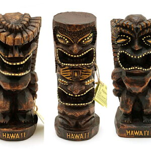 ハワイ ティキ TIKI ティキ像 守り神 守護神 彫り 人形 幸運 ハワイアン雑貨 ハワイ インテリア お土産 置物 hawaii 幸運 ラッキー 金運 マネー 勝利 ハッピー 恋愛 LUCKY MONEY WINNER HAPPY LOVE