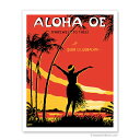 ビーチ・海・山・植物・景色・風景Aloha OE, Farewell to Thee（アロハ オエ）Composed by Queen Liliuokalani, Sheet Music Cover, c.1930'sハワイアン インテリア・アート・絵画・アーティスト