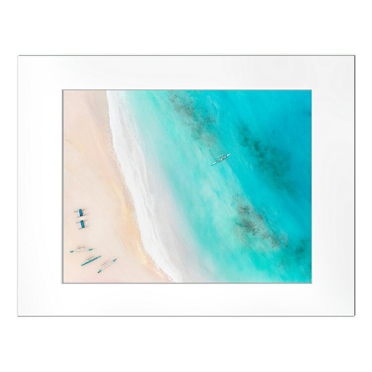 Sarah Caudle サラカードル アート 絵画 ハワイ （Lanikai Beach ラニカイビーチ） ハワイアン インテリア プリント アーティスト 海 ..