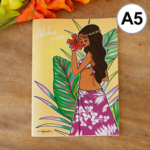 ハワイアン雑貨 ノート A5 アロハノート メモ帳 メモパッド 文具 日記 かわいい ハワイ マウナロア maunaloa ギフト プレゼント フラ フラガール...