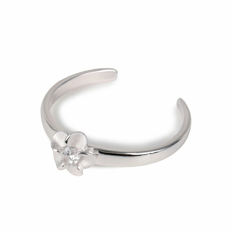 ハワイアンジュエリー トゥリング トゥーリング 足 指輪 リング シルバー フリーサイズ 細身 レディース アクセサリー ハワイアン プルメリア 花 かわいい ...