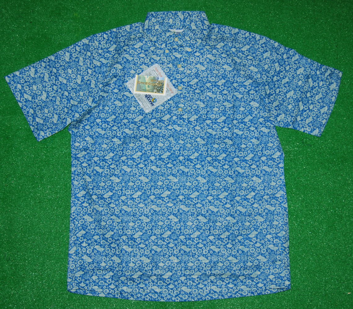 楽天アロハシャツのWAKUWAKU楽天市場店アロハシャツ メンズ 大きいサイズ REYN SPOONER レインスプーナー RS225 blue 青 KEHAU LANI 小花柄 ハワイアン 人気 おしゃれ プレゼント ギフト イベント お祝 誕生日 結婚式 父の日 クリスマス リモート 旅行 衣装 ツートーン 裏生地仕様 プルオーバー 送料無料