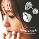 ハワイアンジュエリー ピアス ステンレス ハート メタルボール かわいい シンプル フラット 中折れ 変形 サージカルステンレス 金属アレルギー対応 レディース...