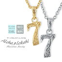【2個セット】 ハワイアンジュエリー ペアネックレス ステンレス 刻印 ナンバーネックレス 幸運の数字 ナンバー 7 セブン Seven サージカルステンレス ...