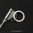 ハワイアン シルバー Silver アクセサリー キーリング レディース メンズ シルバー スクロール 手彫り