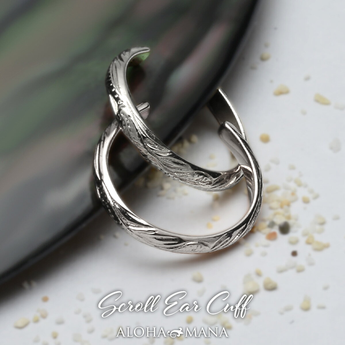 ハワイアンジュエリー イヤーカフ スクロール イヤーカフS 2mm シルバー925 SILVER925 プレゼント ギフト 片耳用 aer1501aa