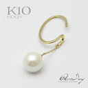 イヤーカフ 10金 K10 ゴールド パール 真珠 あこや真珠 アクセサリー レディース メンズ レディース シンプル 女性 地金 ジュエリー 送料無料 ギフト...